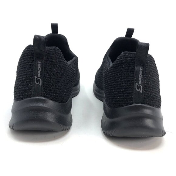 Skechers Sneakers Womens 11 Charlize 2.0 Black S Sport Slip On Knit Memory Foam - Picture 6 of 9